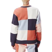 Lockdown Embroidered Colourblock Sweatshirt