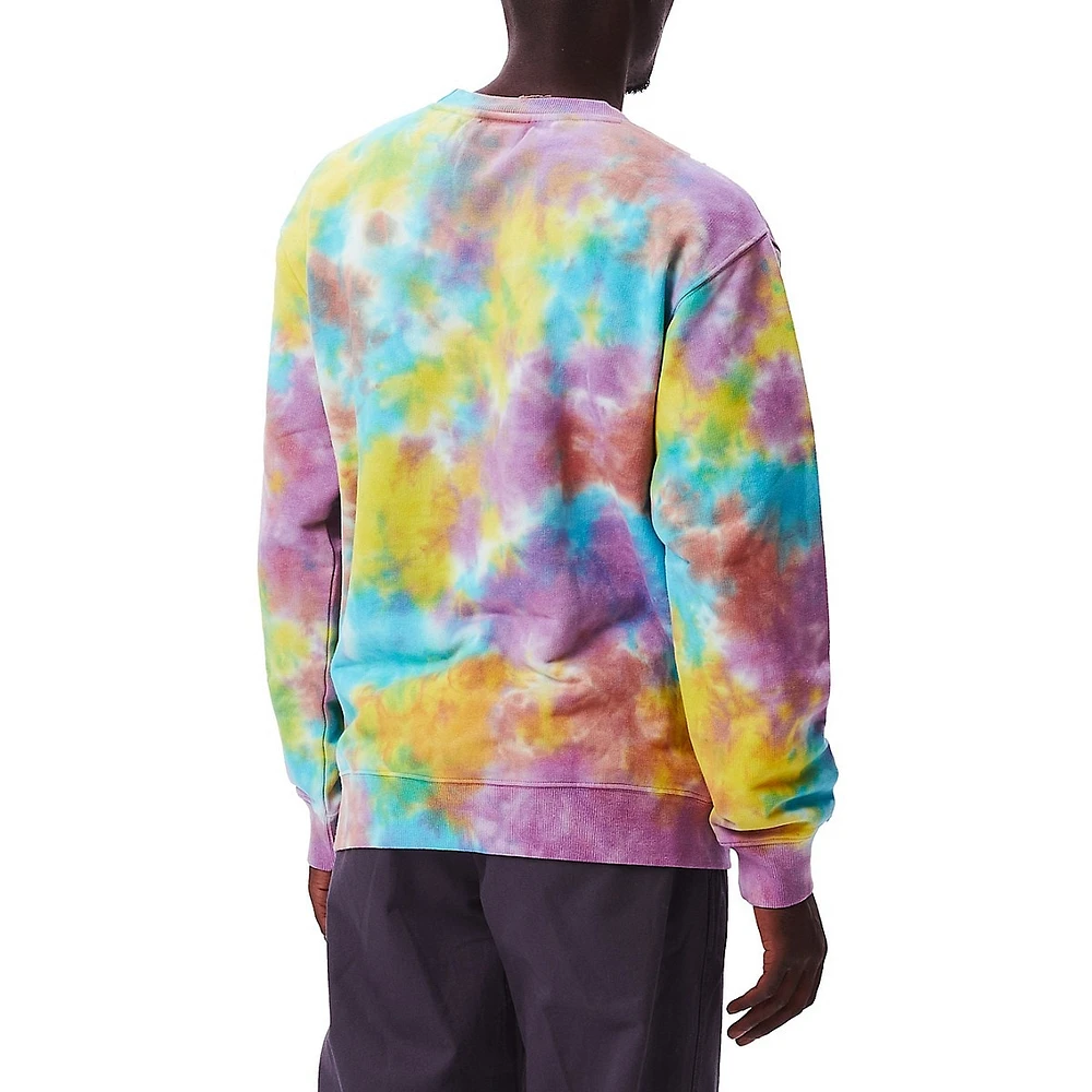 Fleece Tie Dye Sweatshirt