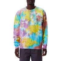 Fleece Tie Dye Sweatshirt