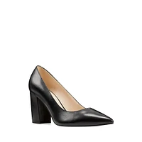 Cara Lux Leather Pumps