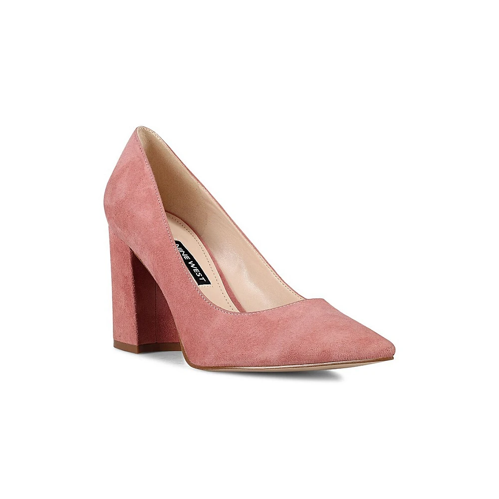 Trip 1 Cara Suede Point-Toe Pumps