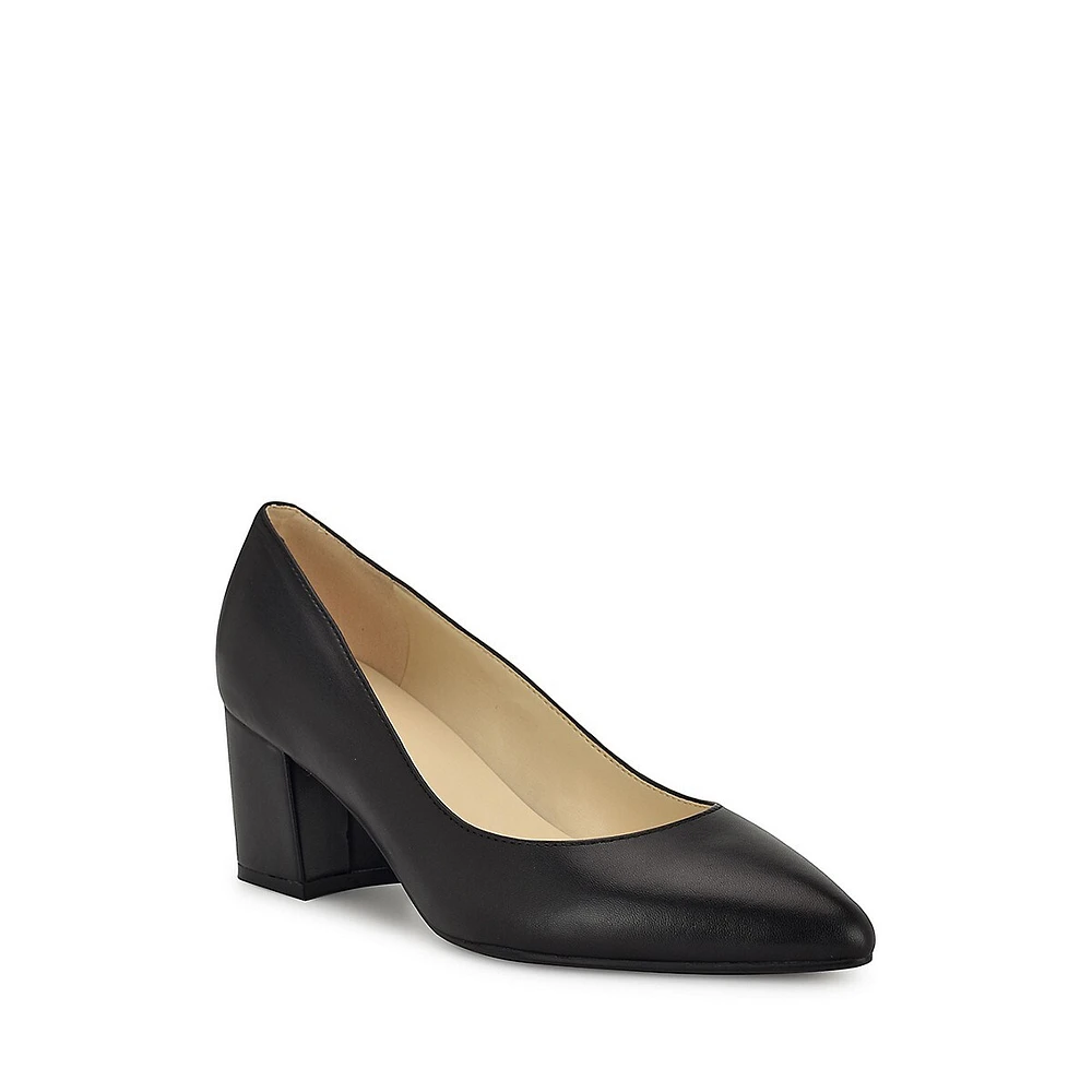 Issa8 Block-Heel Pumps