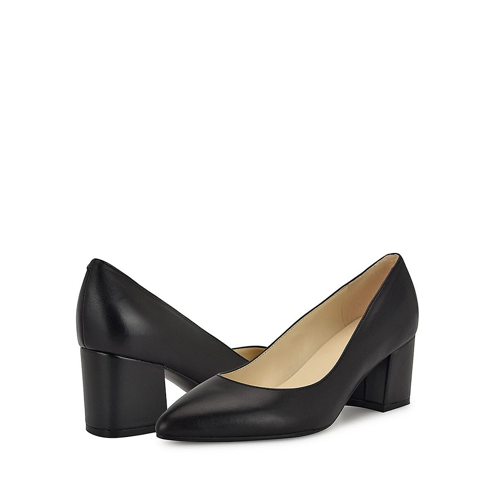 Issa8 Block-Heel Pumps