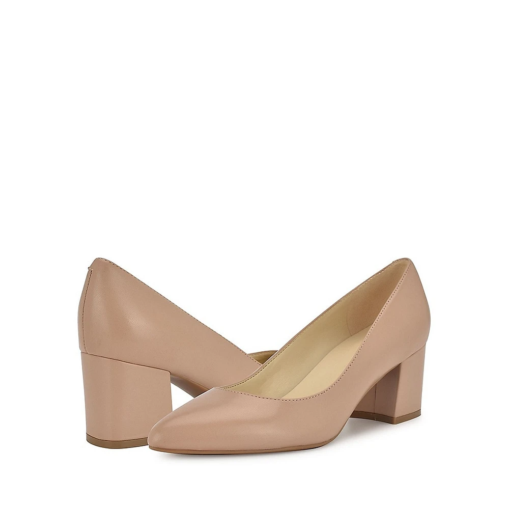 Issa8 Block-Heel Pumps