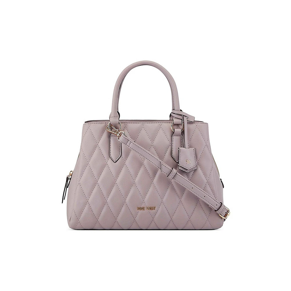 Peetra Quilted Satchel