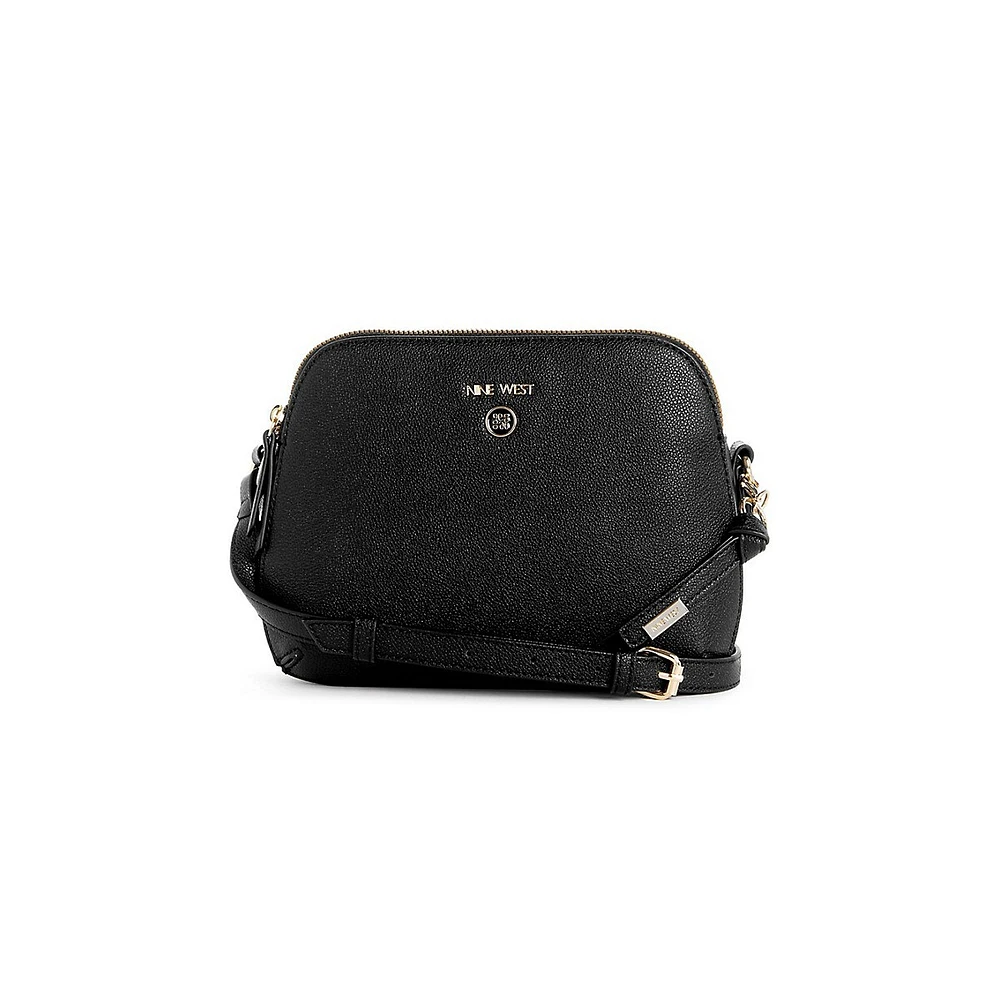 Eliena Mini Double-Zip Crossbody Bag