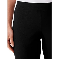 Pantalon étroit sans fermeture ni attache et court à la cheville