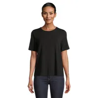 Short-Sleeve Fine Jersey Top