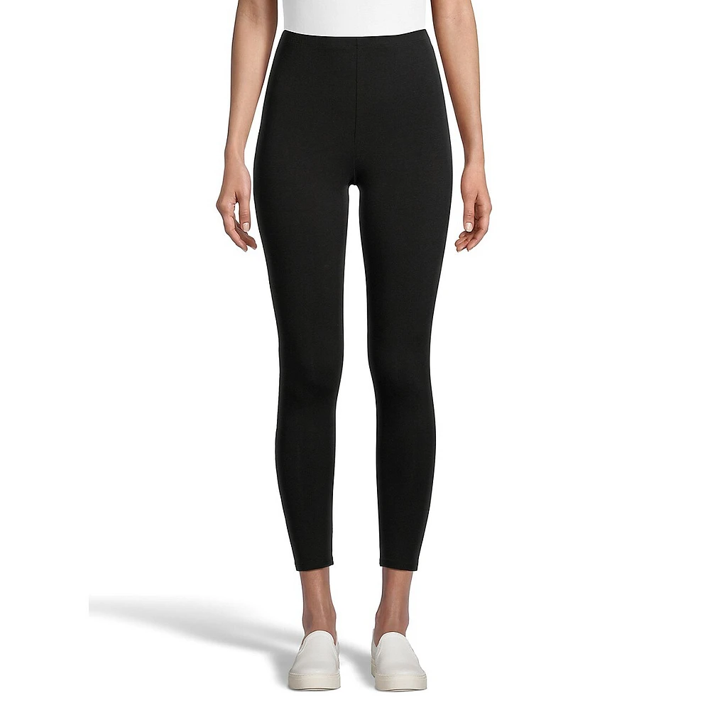 Petite Stretch-Knit Ankle Leggings