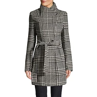 Wool Fencing Belted Coat