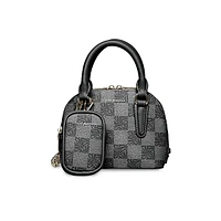 Bbobbi Logo-Check Shoulder Bag