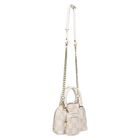 Bbobbi Logo-Check Shoulder Bag