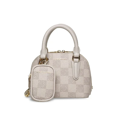 Bbobbi Logo-Check Shoulder Bag