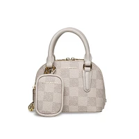 Bbobbi Logo-Check Shoulder Bag
