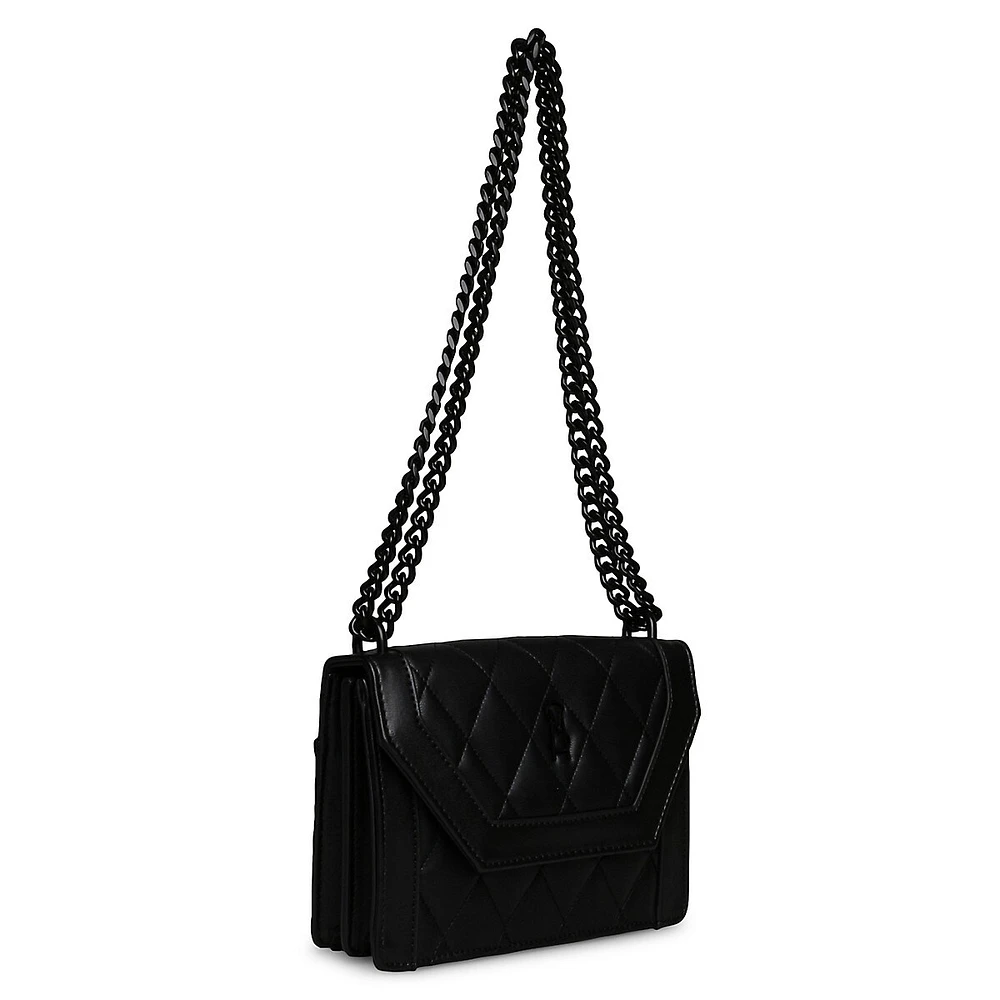 Brio Diamond-Quilted Shoulder Bag