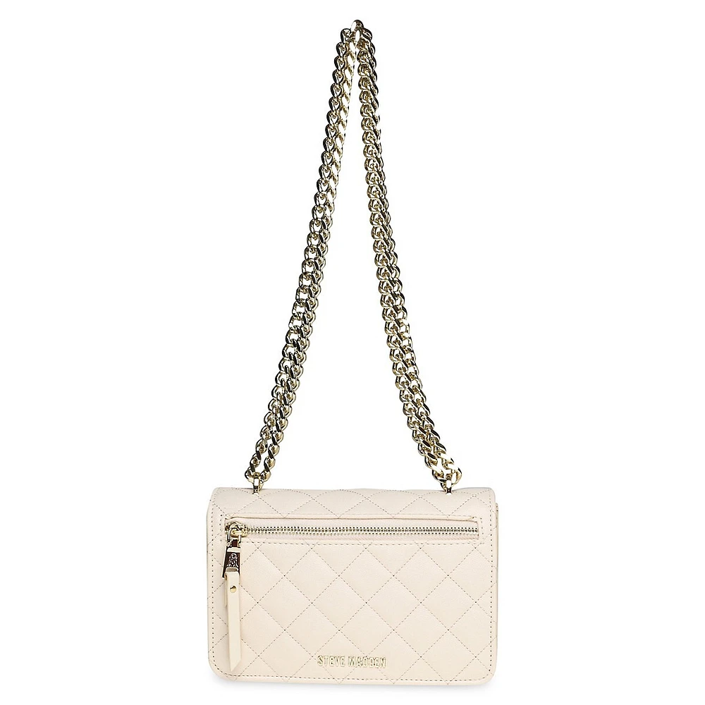 Bstunt Diamond-Quilted Crossbody Bag