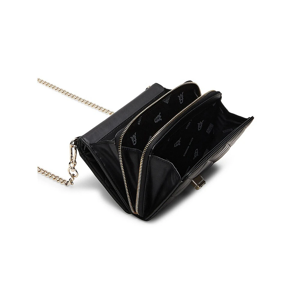 Blyra Quilted Wallet Bag-On-A-Chain