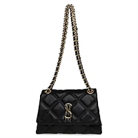 Bvolturi Quilted Foldover Shoulder Bag