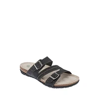 Felix Nubuck Buckled Slides