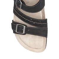 Felix Nubuck Buckled Slides