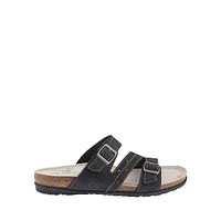 Felix Nubuck Buckled Slides