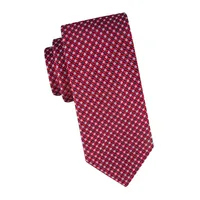 Micro-Ditsy Silk-Blend Regular Tie