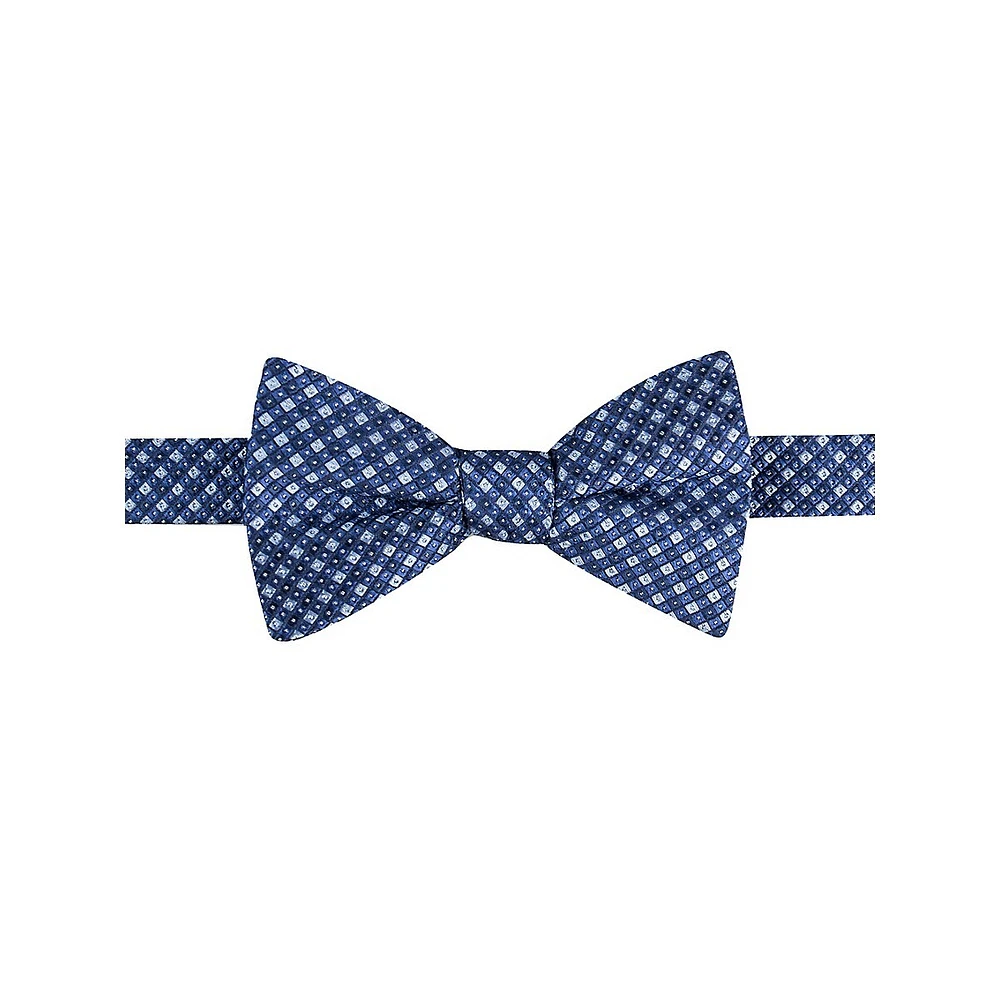 Silk Micro-Dot Bow Tie