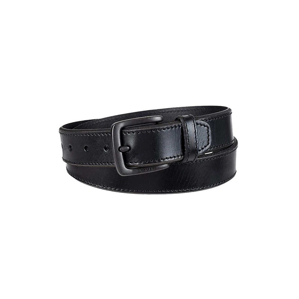 Men's Milled & Stitched Bridle Leather Belt