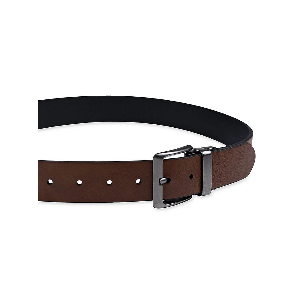 Men's Reversible Cut-Edge Belt