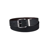 Men's Reversible Leather-Look Belt