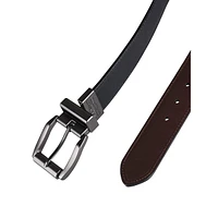 Men's Reversible Leather-Look Belt