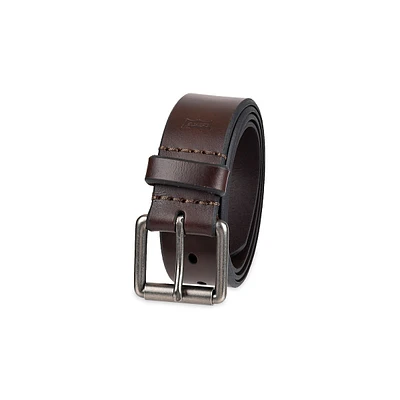 Men's Perforated Fully-Adjustable Leather Belt