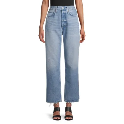 90s Mid-Rise Loose-Fit Jeans