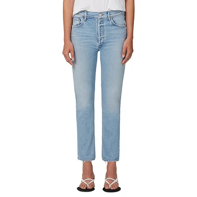 Torch Willow Straight Slim Cropped Jeans