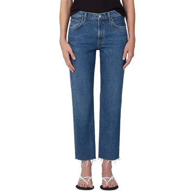 Mirage Kye Relaxed Straight Cropped Jeans