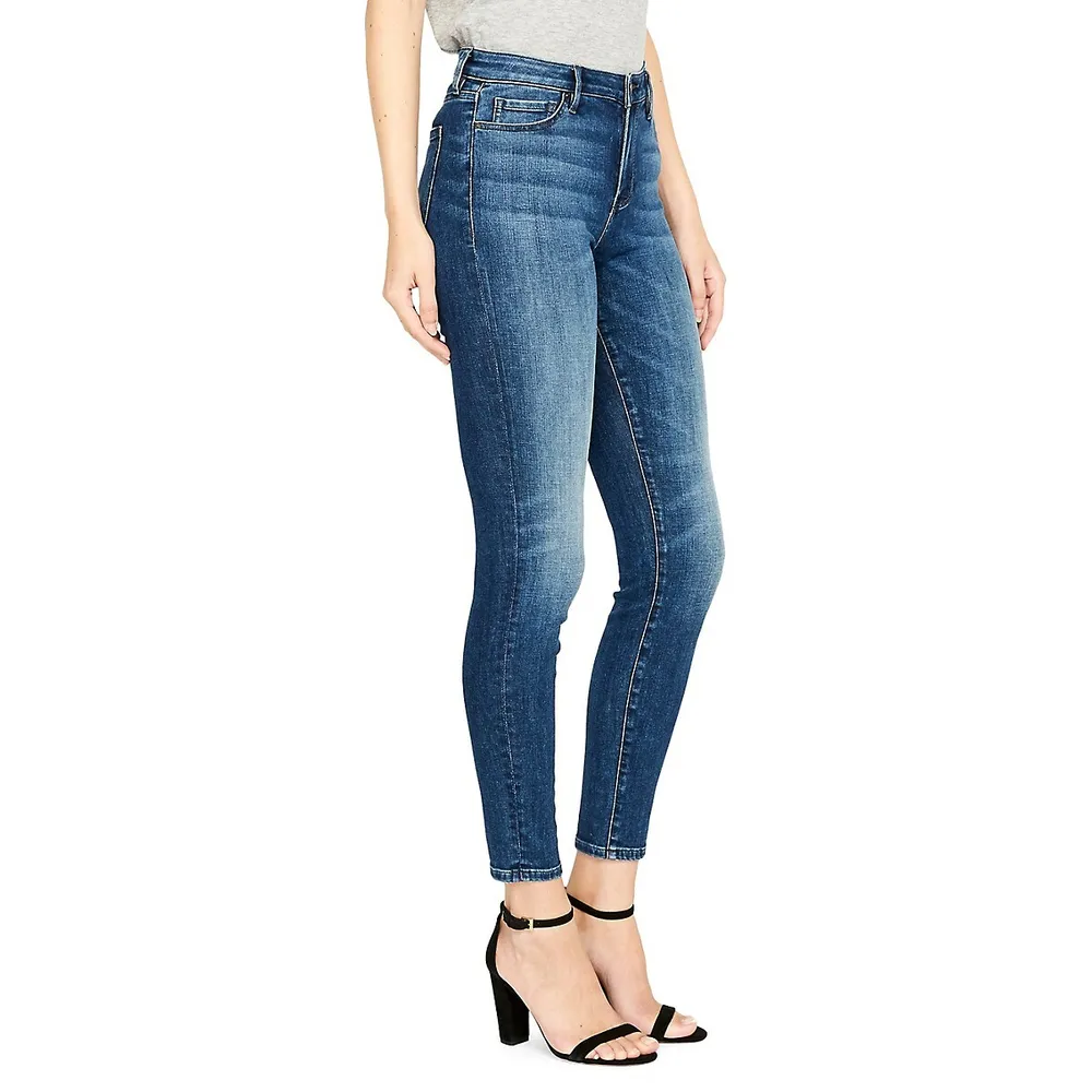 Alexa Mid-Rise Skinny Jeans