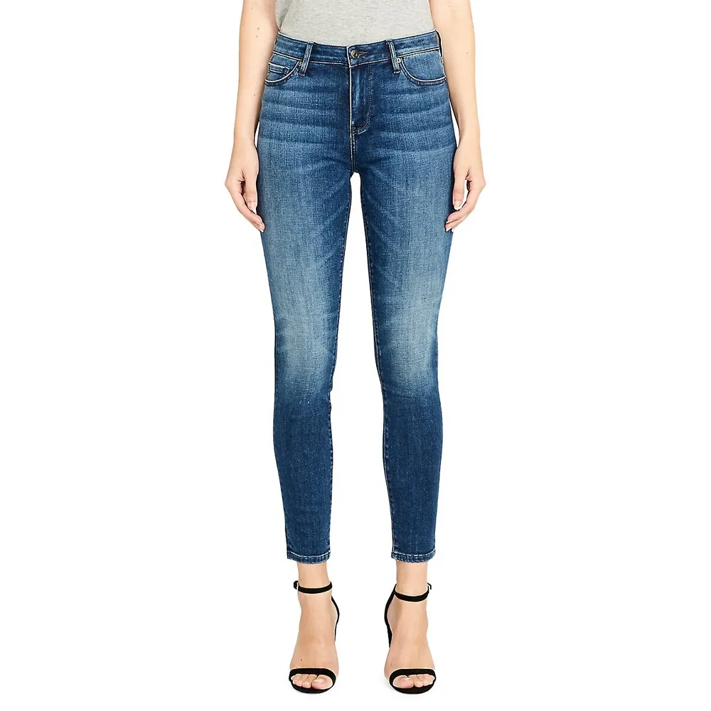 Alexa Mid-Rise Skinny Jeans