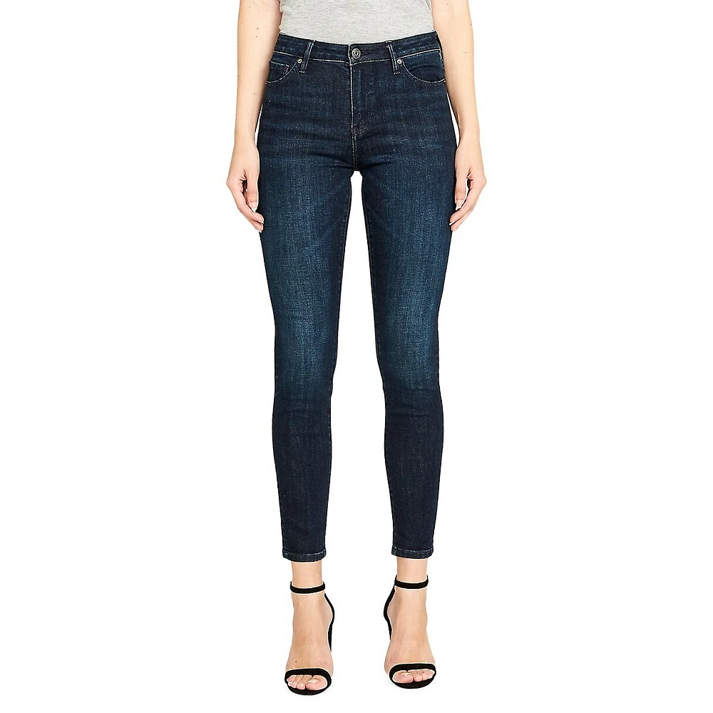 Alexa Mid-Rise Skinny Ankle Jeans