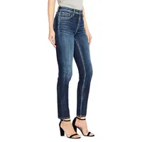 Carrie Mid-Rise Slim-Leg Jeans