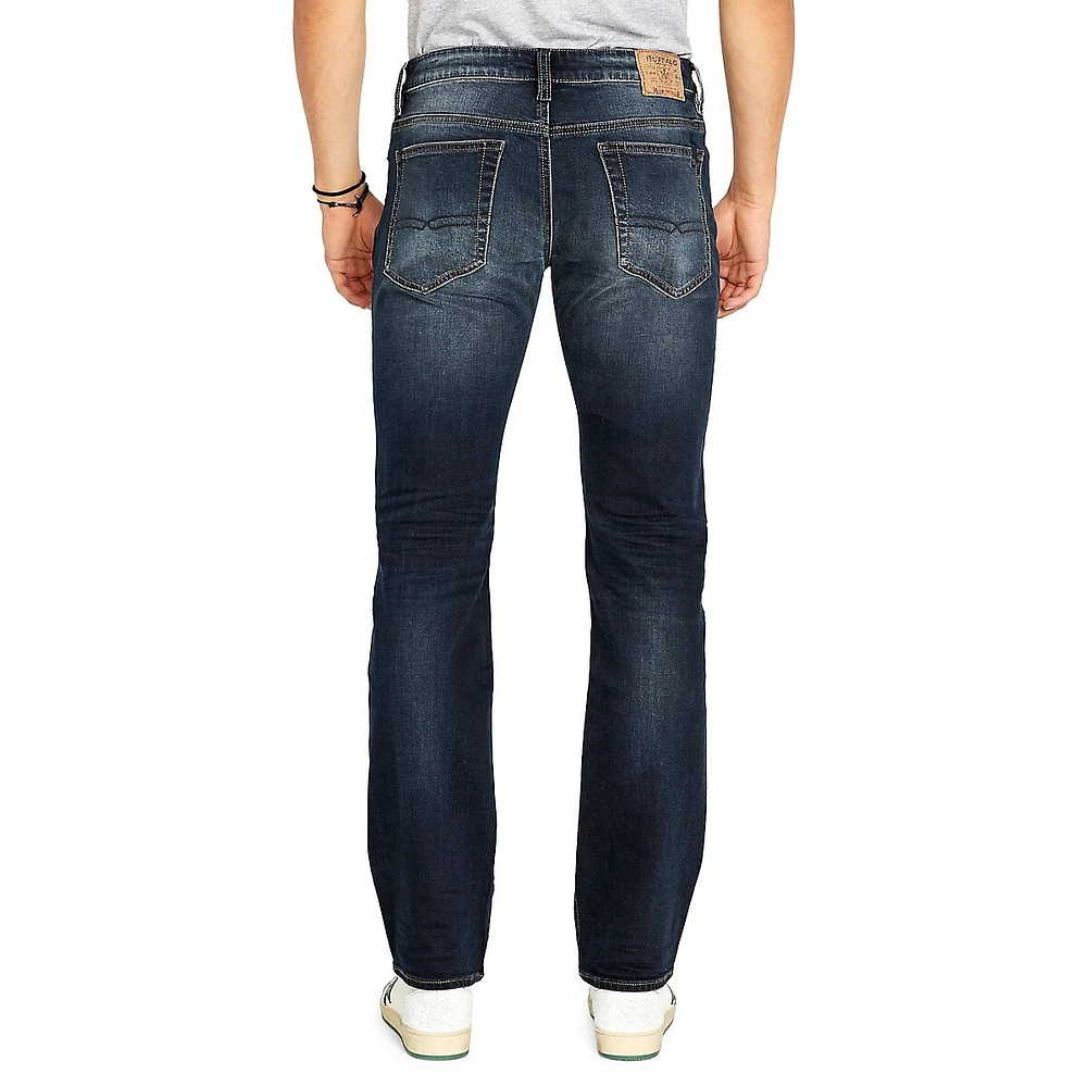 Relaxed-Fit Straight Jeans