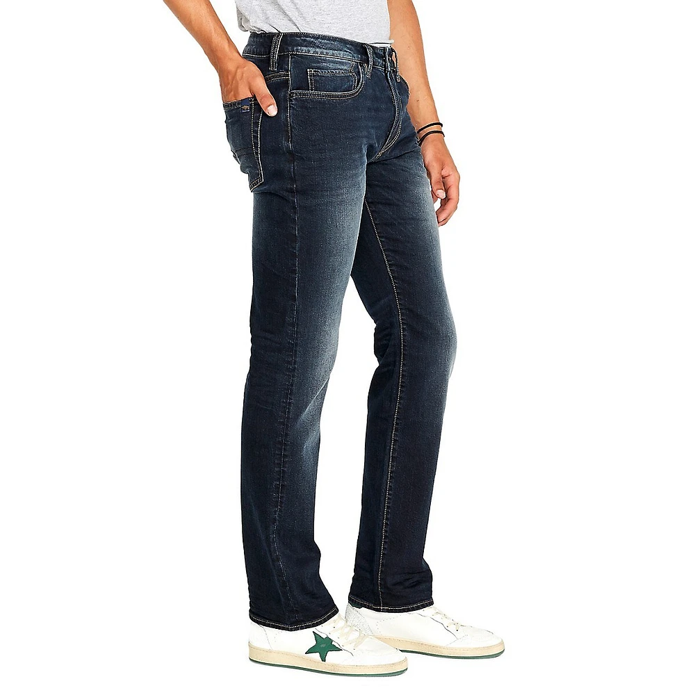 Relaxed-Fit Straight Jeans