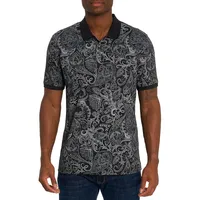 Dozer Paisley-Print Polo Shirt