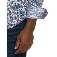 Avondale Paisly Floral-Print Shirt