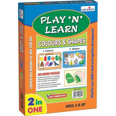 Creative's Play ‘n’ Learn - Colours And Shapes, Multi Color