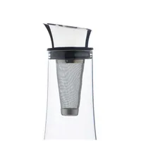 1l Glass Fridge Carafe With Stainless Steel Coffee Filter