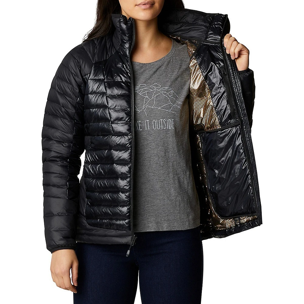 Labyrinth Loop Channel-Quilted Jacket