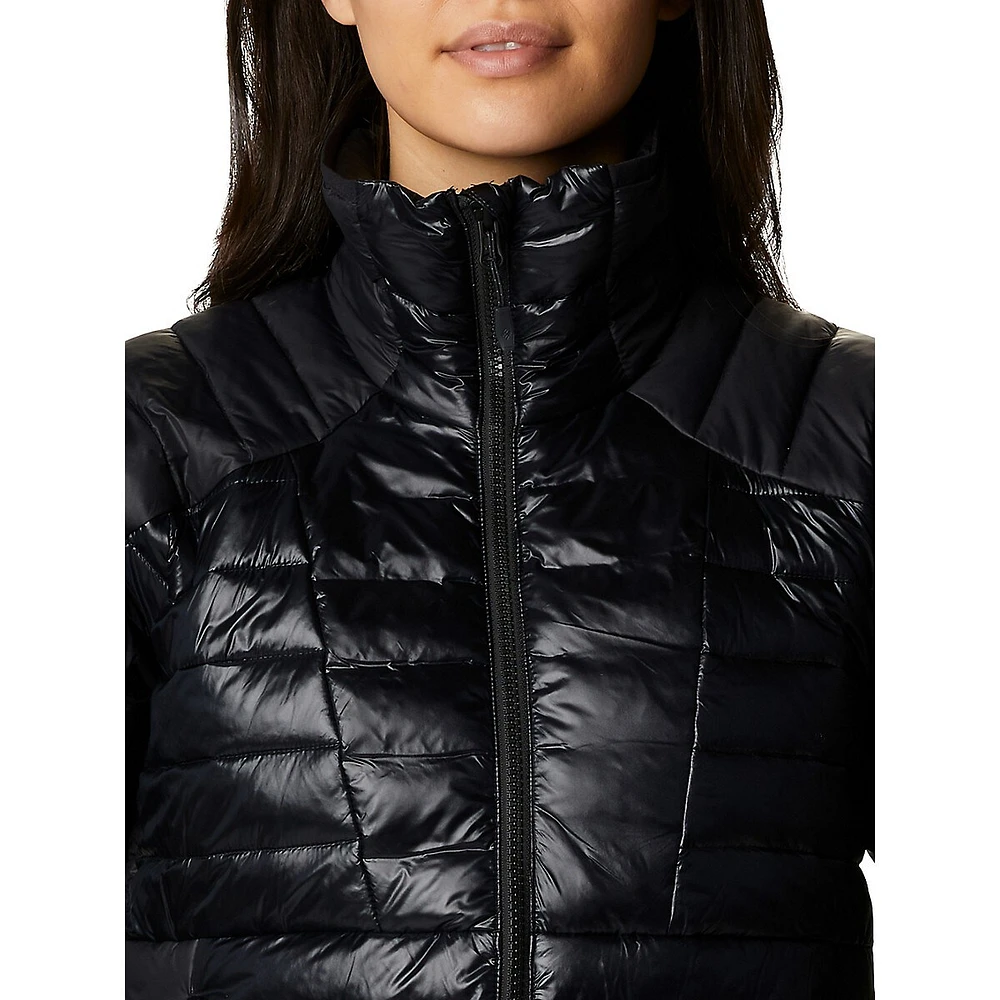 Labyrinth Loop Channel-Quilted Jacket