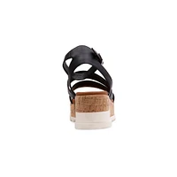 Ella Ankle-Strap Wedge Sandals