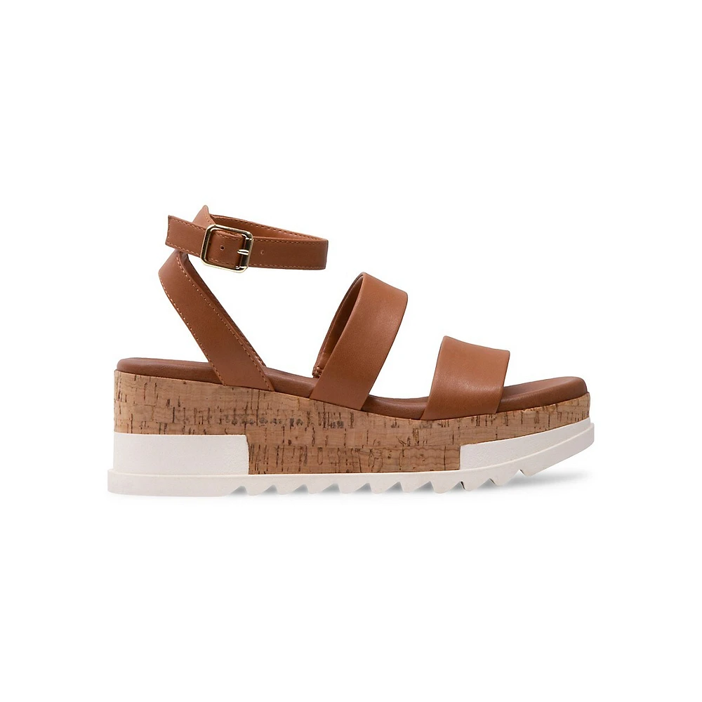 Ella Ankle-Strap Wedge Sandals