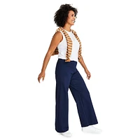 Petite Wide-Leg Pull-On Pants